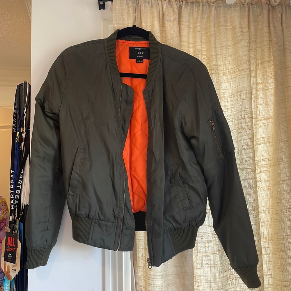 Green Bomber Jacket